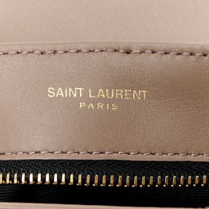Saint Laurent Suede Toy Loulou Shoulder Bag Taupe 6 of 16