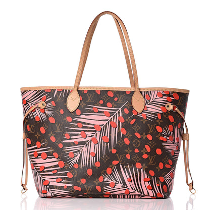 Louis Vuitton Monogram Jungle Dots Neo Neverfull MM Sugar Pink Poppy 3 of 10