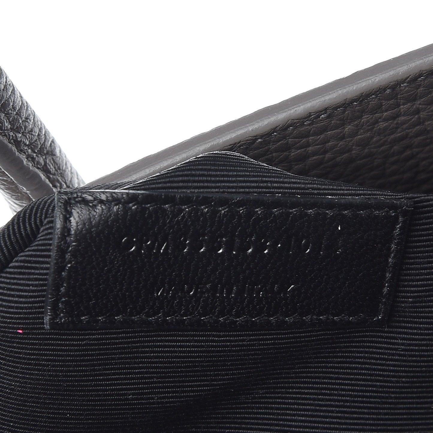 Grained Calfskin Small Sac De Jour Dark Anthracite
