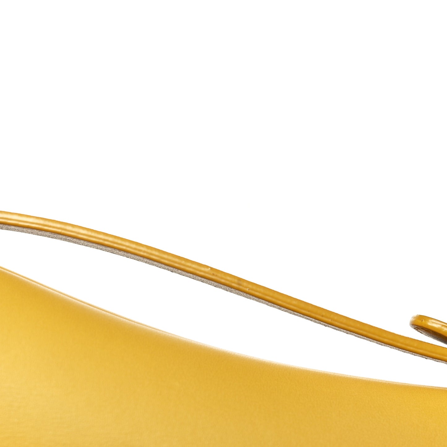 Ultra Matte Calfskin Mini Saddle Bag Yellow