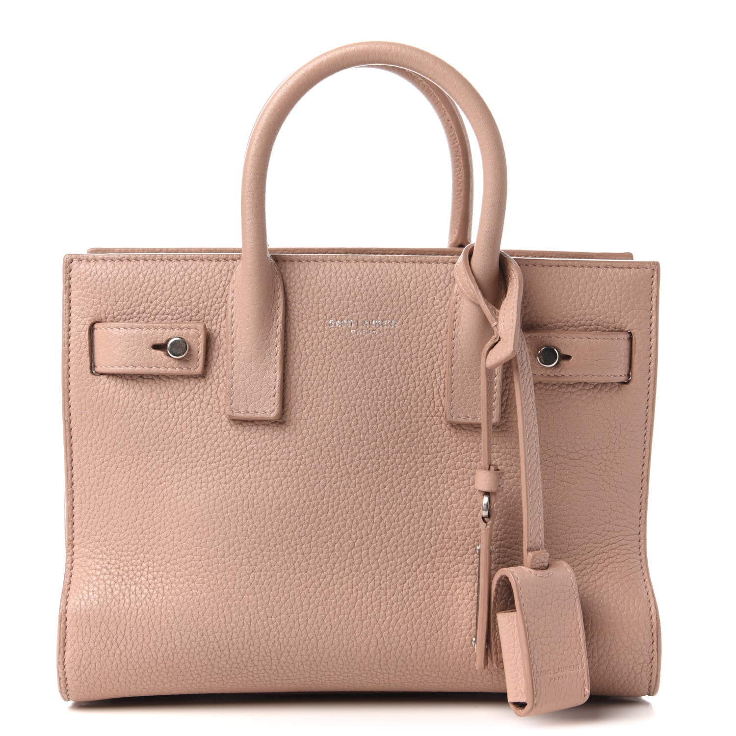 Saint Laurent Grained Calfskin Nano Sac De Jour Souple Nude 1 of 9