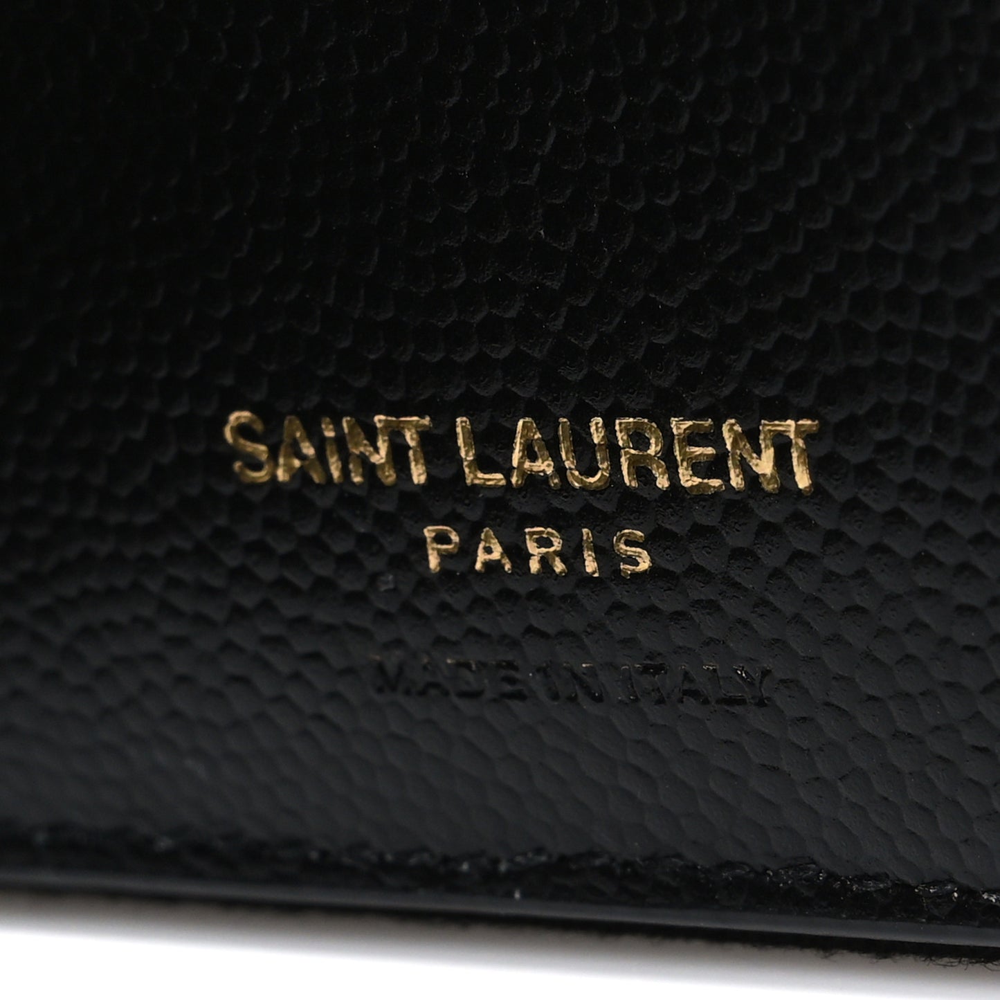 Grain De Poudre Matelasse Chevron Monogram Compact Zip Around Wallet Black
