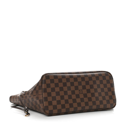 Louis Vuitton Damier Ebene Neo Neverfull MM Rose Ballerine 5 of 12