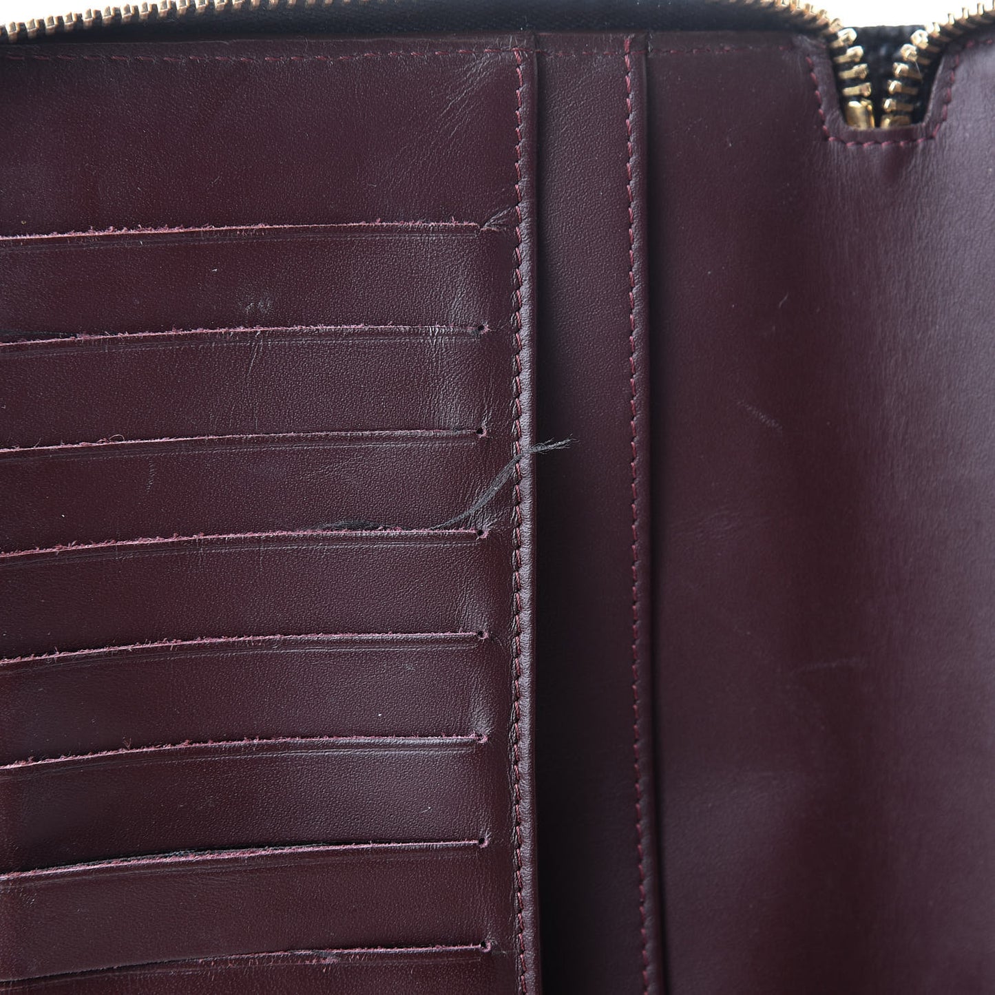 Caviar Quilted Large Zip Around Organizer Wallet Black