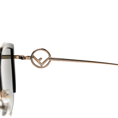 Fendi Metal Acetate F is Fendi Cat Eye Sunglasses FF 0290/S Gold 6 of 8