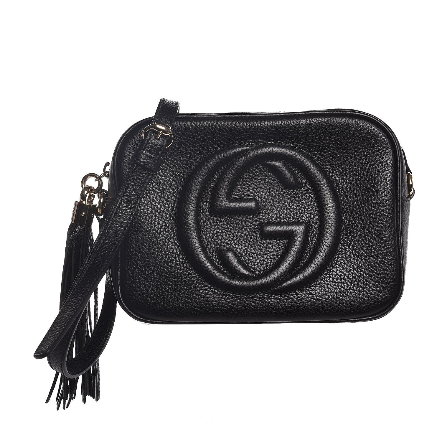 Gucci Pebbled Calfskin Small Soho Disco Bag Black 1 of 7