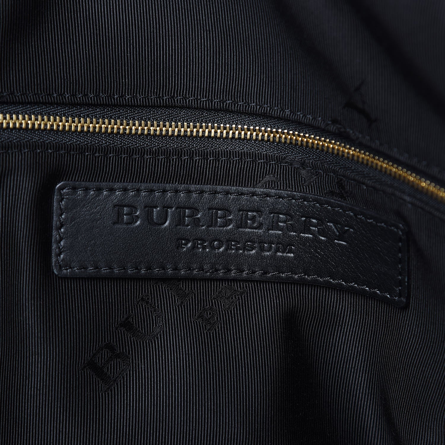 Burberry Suede Striped Large Orchard Bowling Bag Black Currant Plum 6 of 15