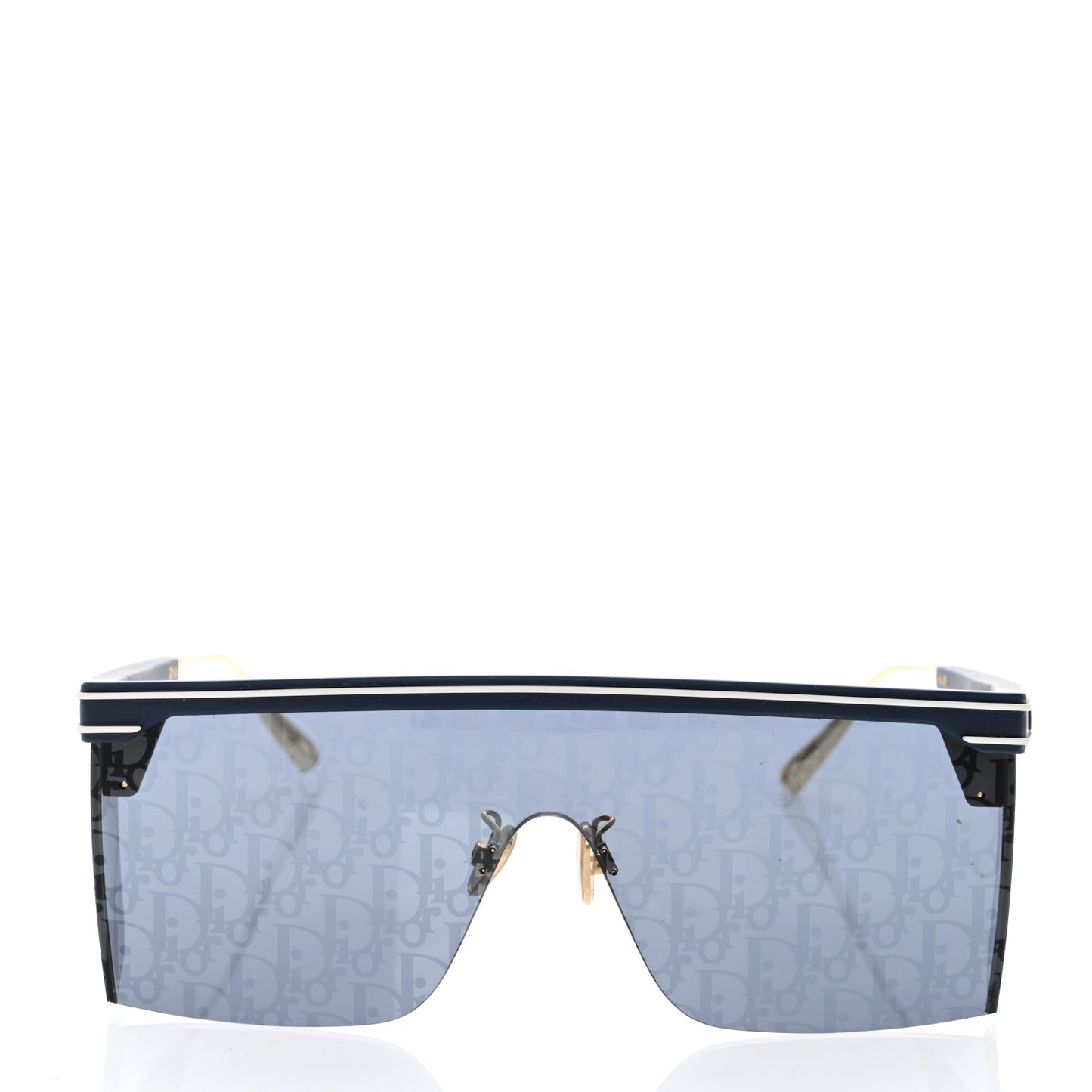 Oblique Diorclub M1U Mask Sunglasses Blue