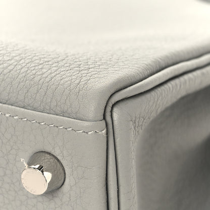 Hermes Togo Kelly Retourne 25 Gris Mouette 12 of 13