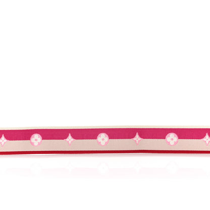 Louis Vuitton Jacquard Speedy Bandouliere 20 Shoulder Strap Fuchsia 4 of 5