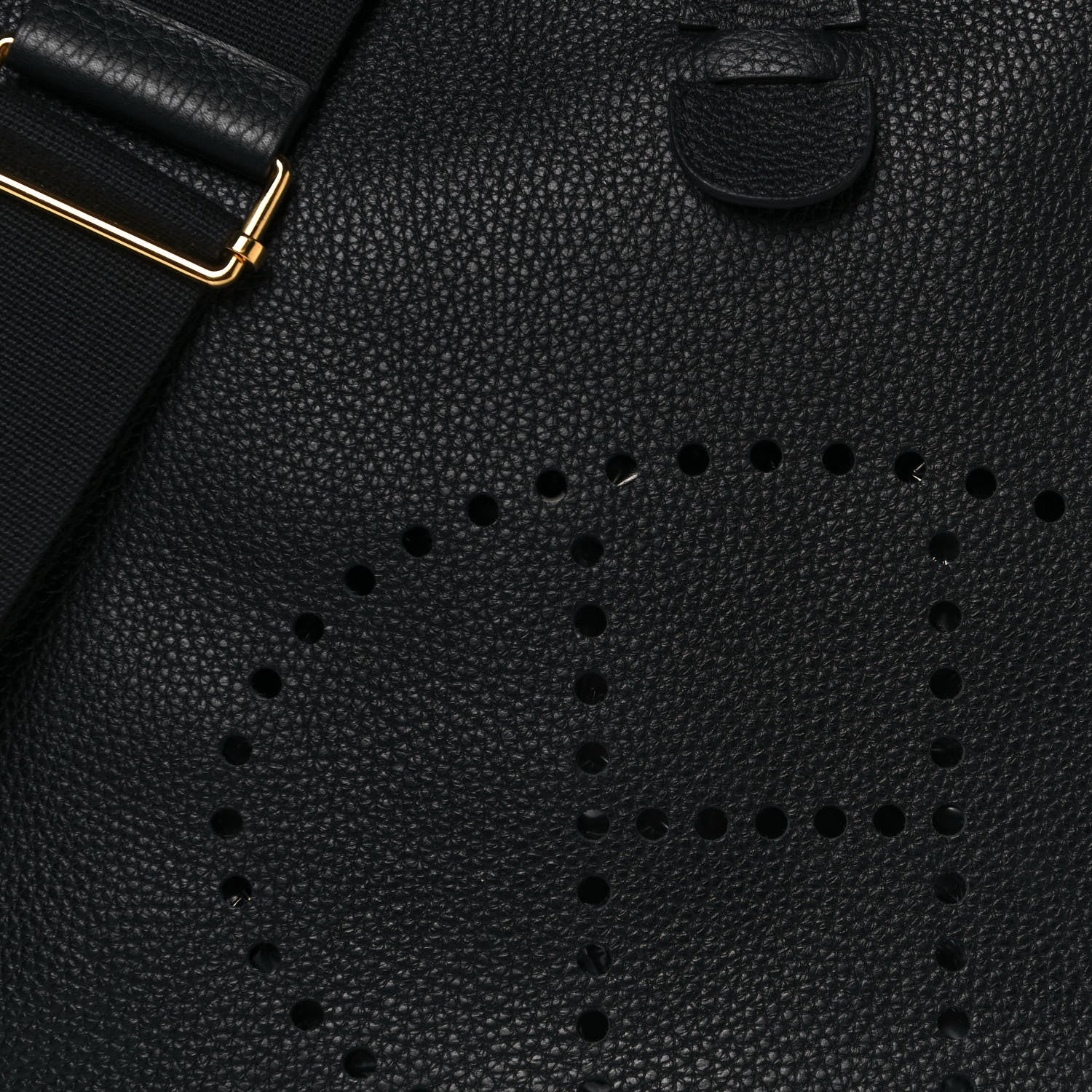 Hermes Taurillon Clemence Evelyne III GM Black 8 of 12
