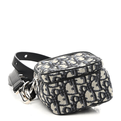 Christian Dior Oblique Crossbody Bag Blue 4 of 9