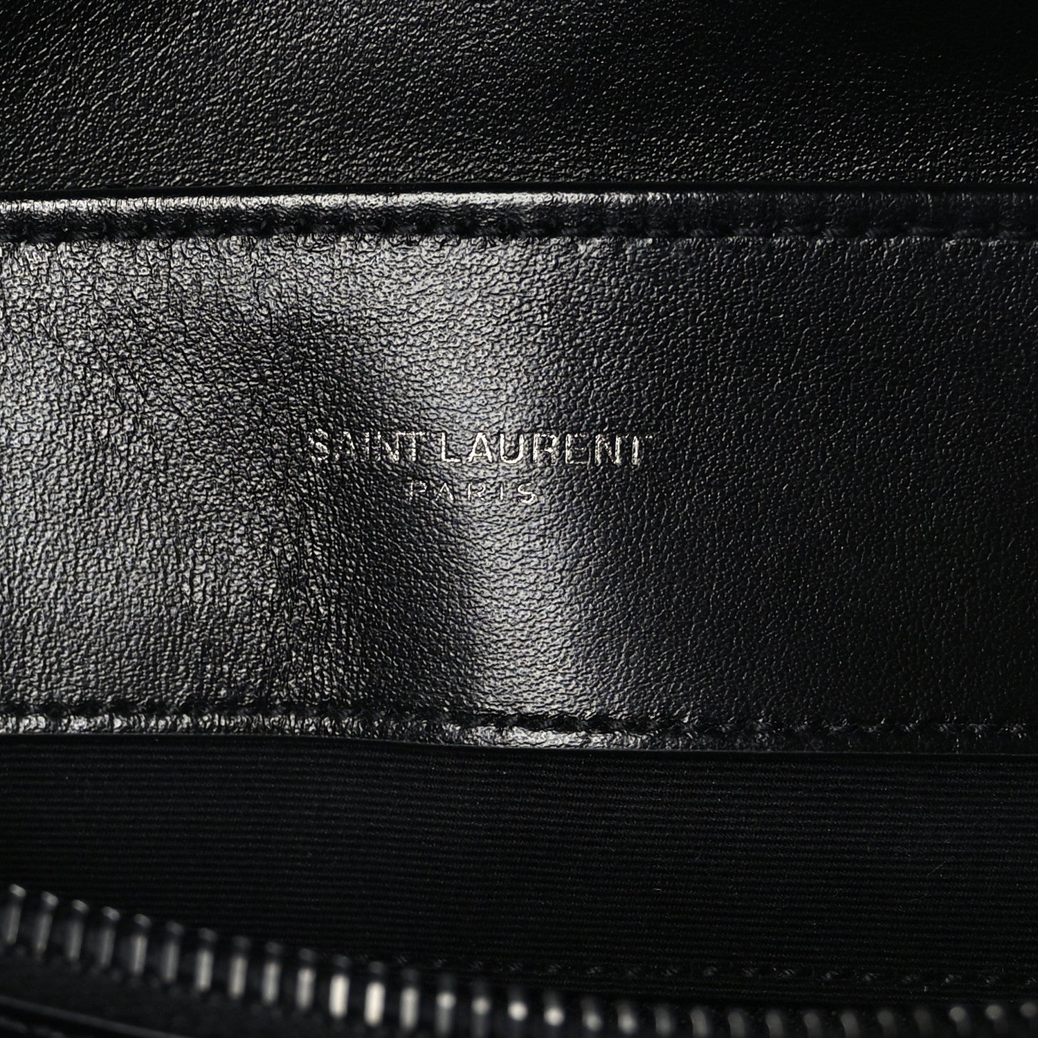 Saint Laurent Calfskin Y Quilted Monogram Monochrome Medium Loulou Chain Satchel Black 6 of 9