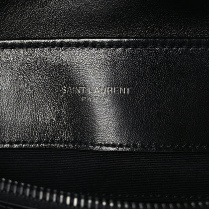 Saint Laurent Calfskin Y Quilted Monogram Monochrome Medium Loulou Chain Satchel Black 6 of 9