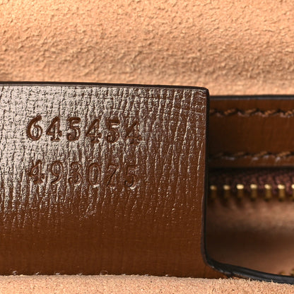 Gucci GG Supreme Monogram Small Horsebit 1955 Shoulder Bag Beige Brown Sugar 7 of 10
