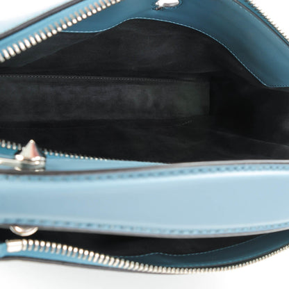 Fendi Vitello Baltico Dolce DotCom Satchel Riviera Blue Notte 8 of 8