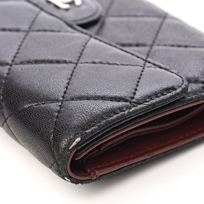 Chanel Lambskin Quilted Large Flap Wallet Black 12 of 12
