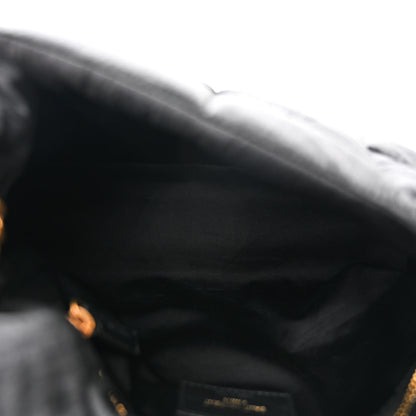 Saint Laurent Nylon Quilted Small Loulou Puffer Monogram Chain Satchel Black 5 of 10