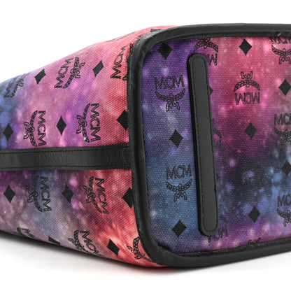 MCM Metallic Galaxy Visetos Medium Project Reversible Shopper Tote Black Multicolor 15 of 23