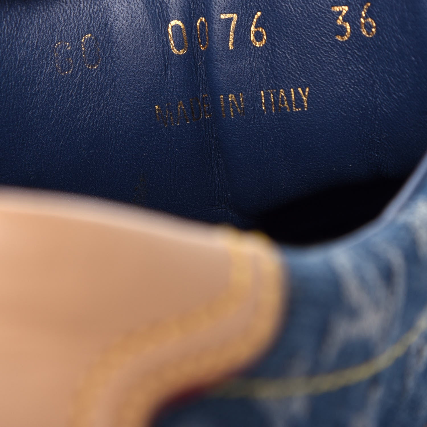Louis Vuitton Denim Monogram Sneakers 36 Blue 10 of 10