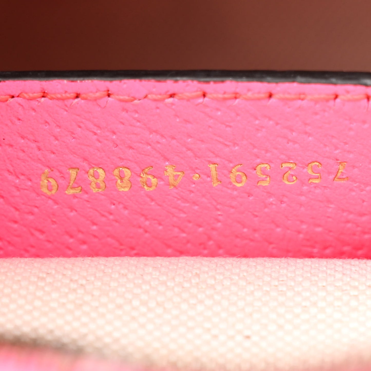 GG Supreme Monogram Textured Dollar Calfskin Web Ophidia Small Crossbody Bag Beige Ebony Fuchsia