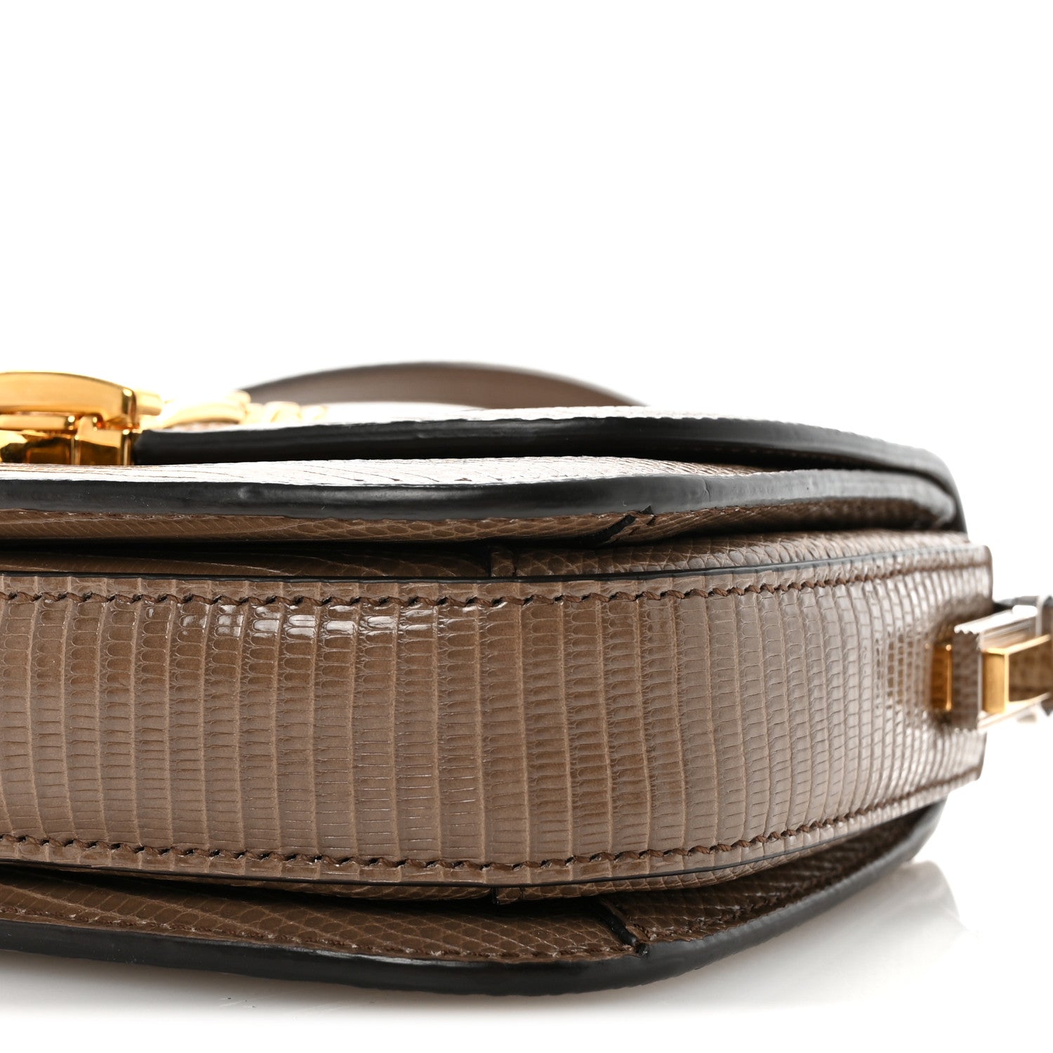 Gucci Lizard Mini Sylvie 1969 Messenger Bag Taupe 10 of 10