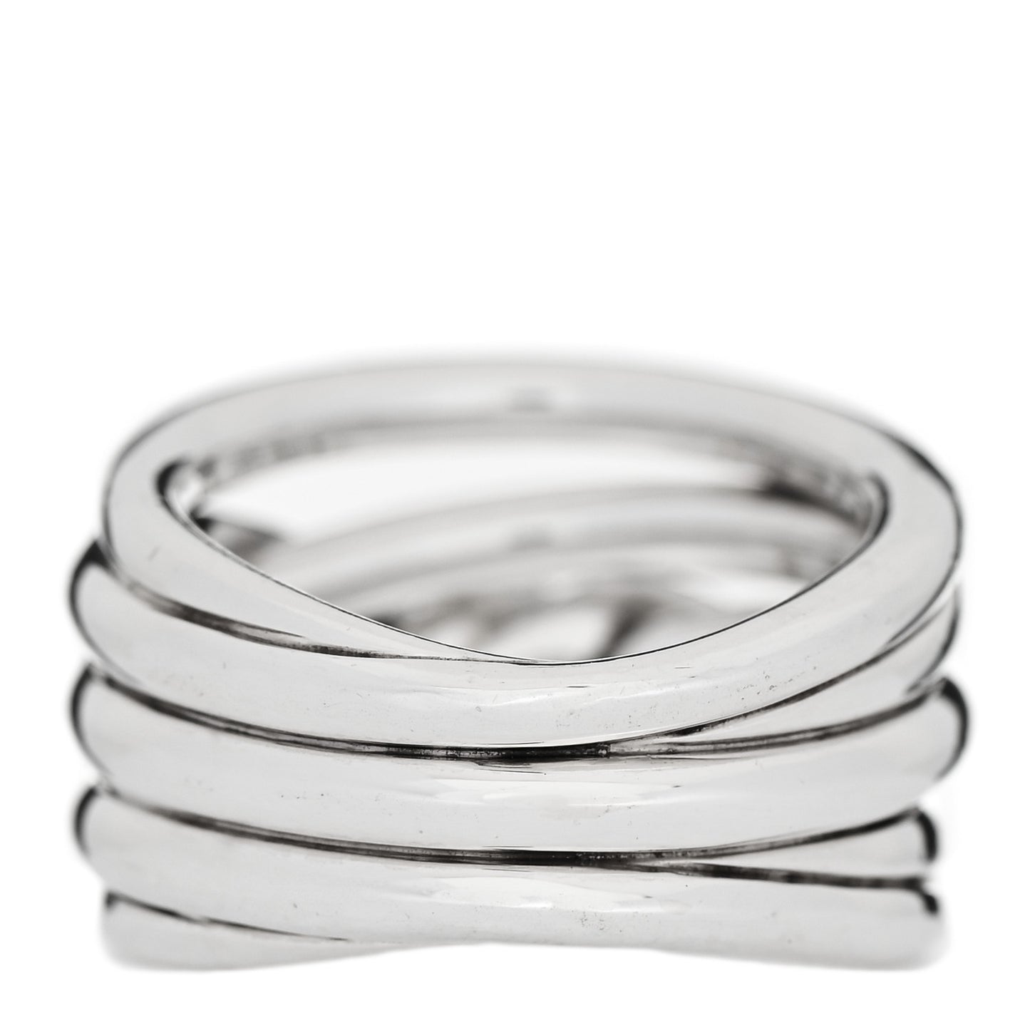 Sterling Silver 14mm Continuance Ring 53 6.25