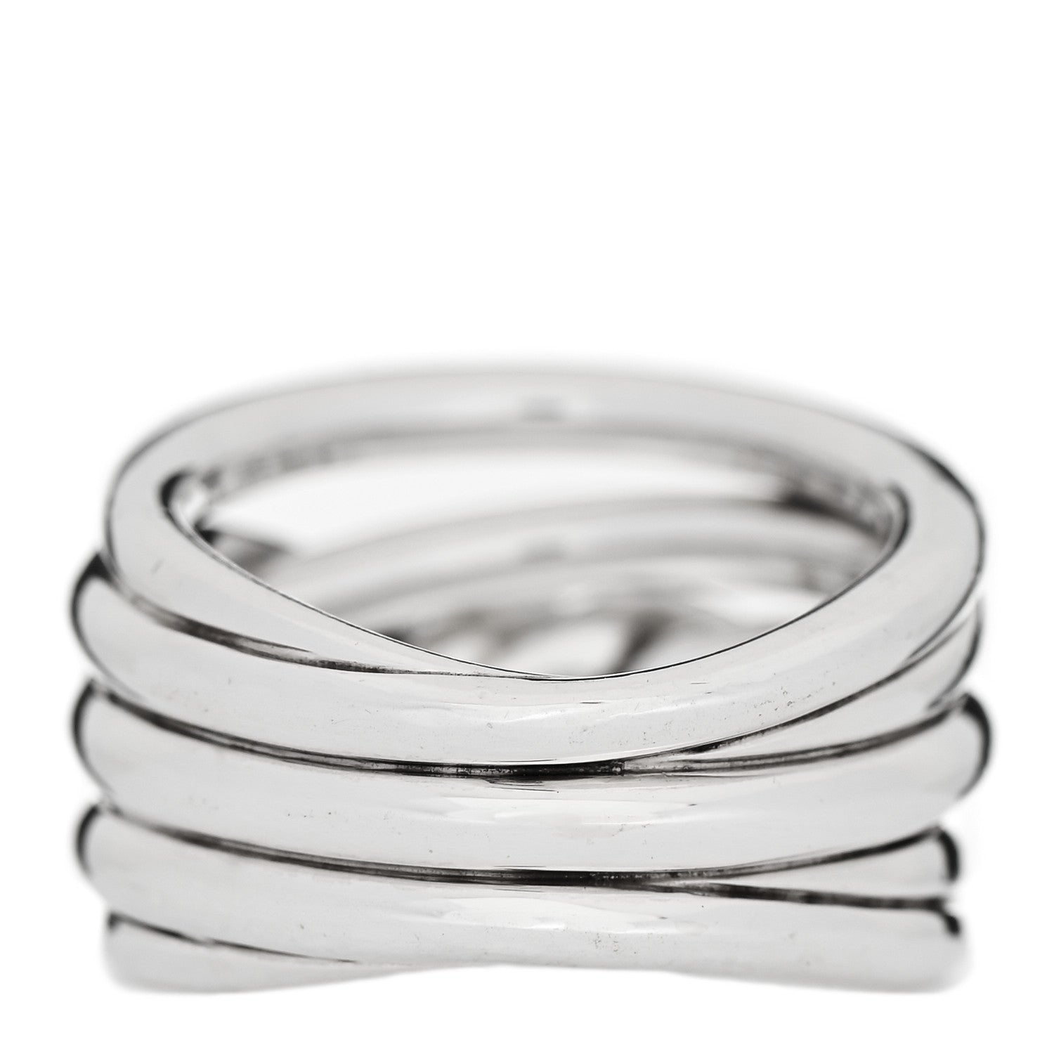 David Yurman Sterling Silver 14mm Continuance Ring 53 6.25 3 of 4