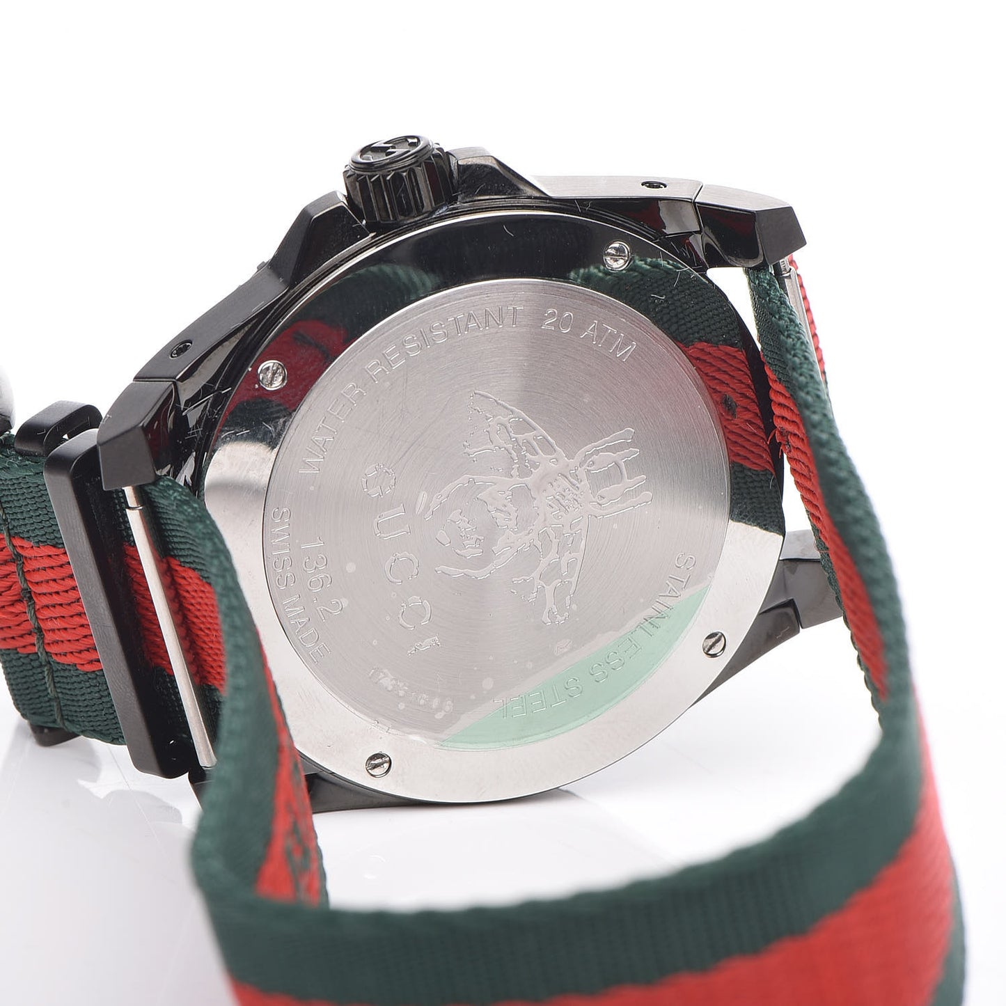 Stainless Steel Nylon 45mm Le Marche Des Merveilles Bee Quartz Watch Green