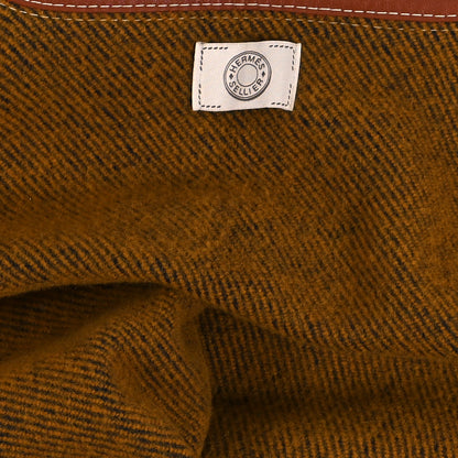 Hermes Merino Wool Cashmere Rocabar Poncho Paille 4 of 4