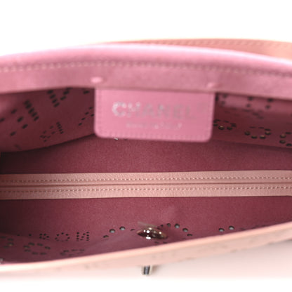 Chanel Calfskin Tweed Eyelet Flap Bag Pink 5 of 10