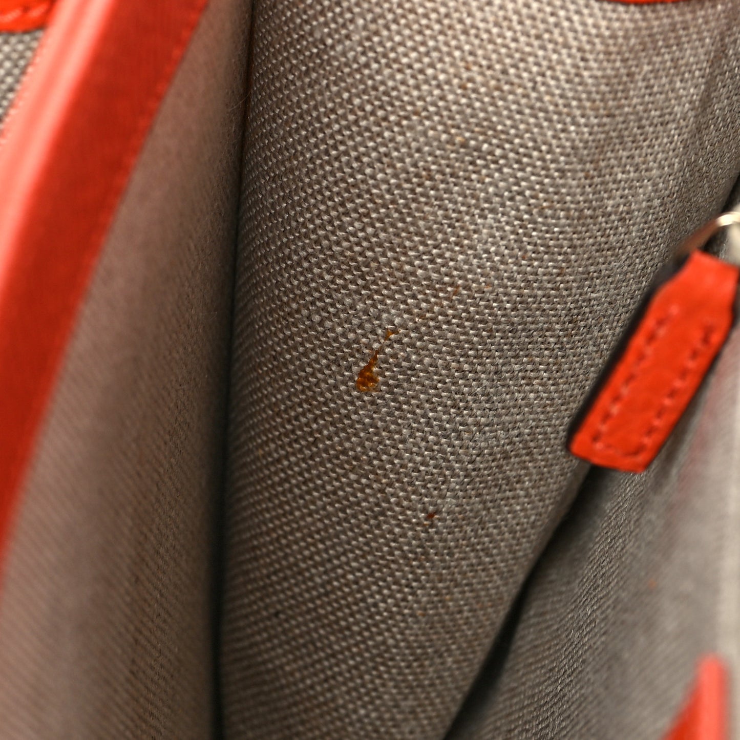 Dollar Calfskin Interlocking G Shoulder Bag Sun Orange
