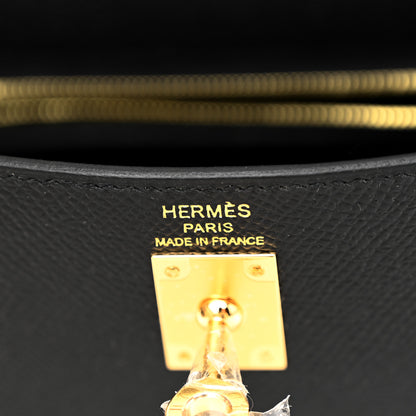 Hermes Epsom Kelly Sellier 25 Black 6 of 11