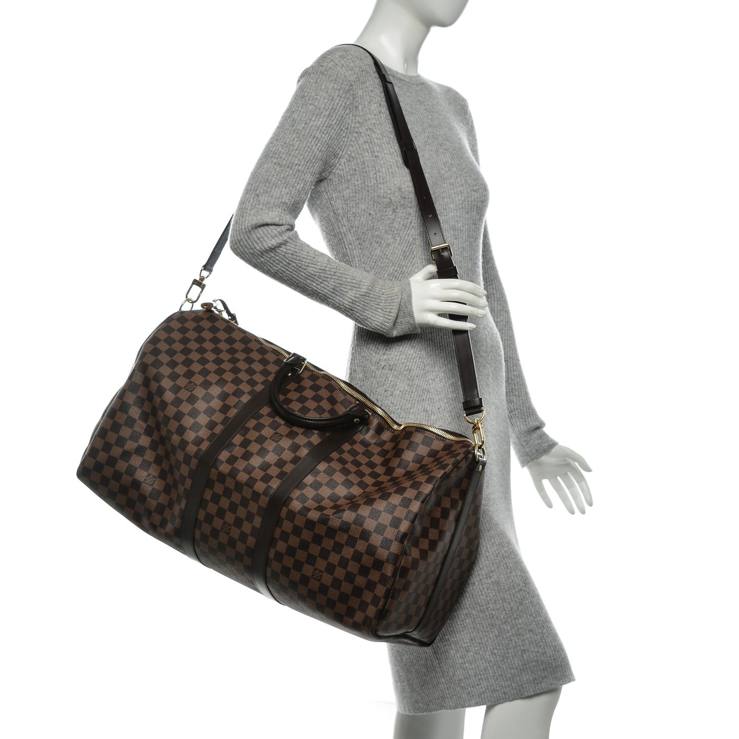 Damier Ebene Keepall Bandouliere 55
