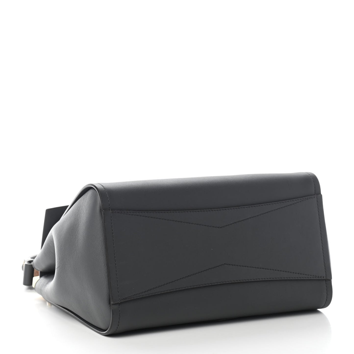 Calfskin Small Mystic Shoulder Bag Storm Grey