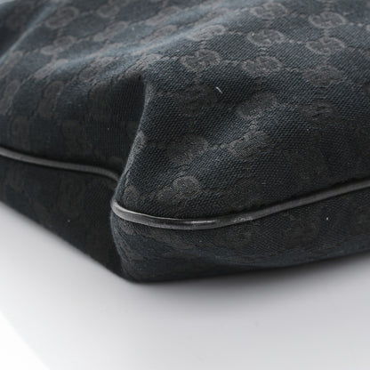 Gucci Monogram Medium New Britt Hobo Black 7 of 7