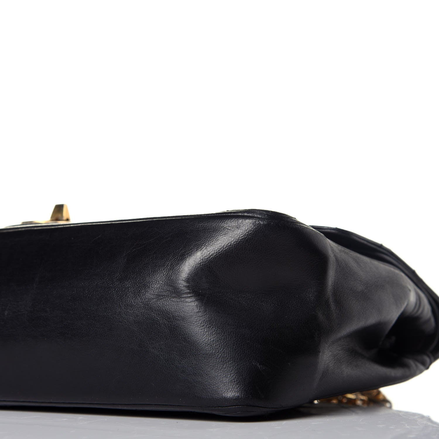 Chanel Lambskin Quilted Medium Double Flap Bijoux Chain Black 8 of 8