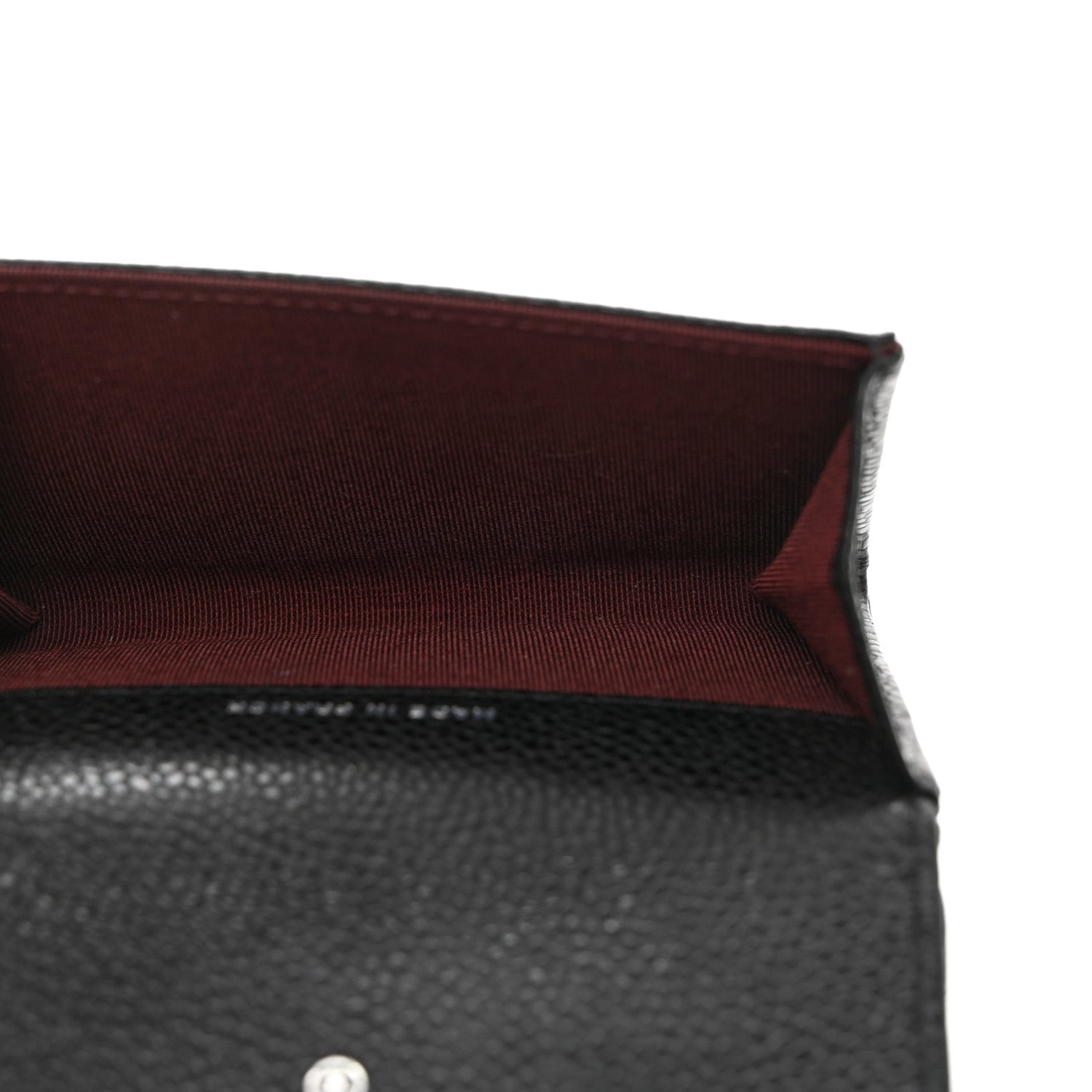 Chanel Caviar Quilted Flap Card Holder Wallet Black 5 of 9