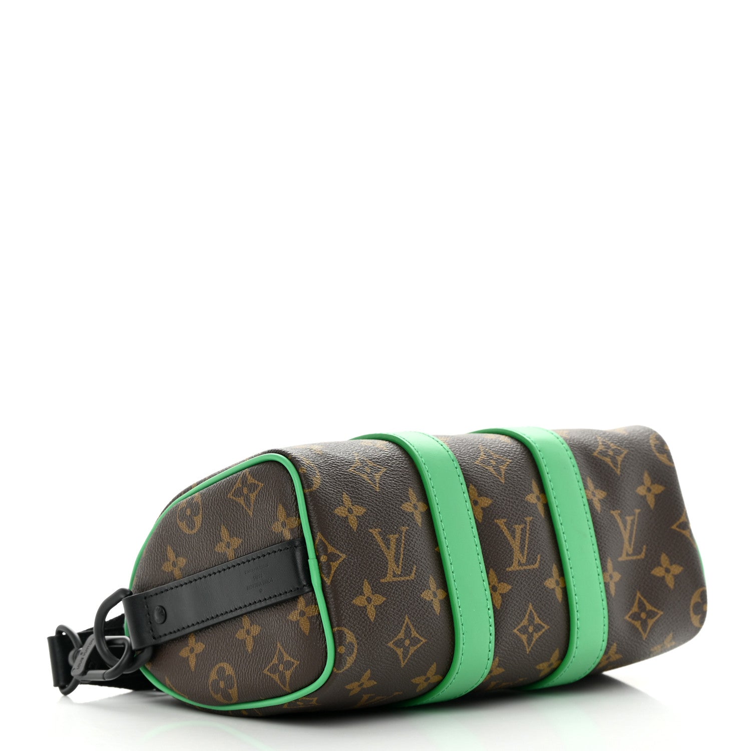 Louis Vuitton Monogram Macassar Keepall Bandouliere 25 Minty Green 4 of 12