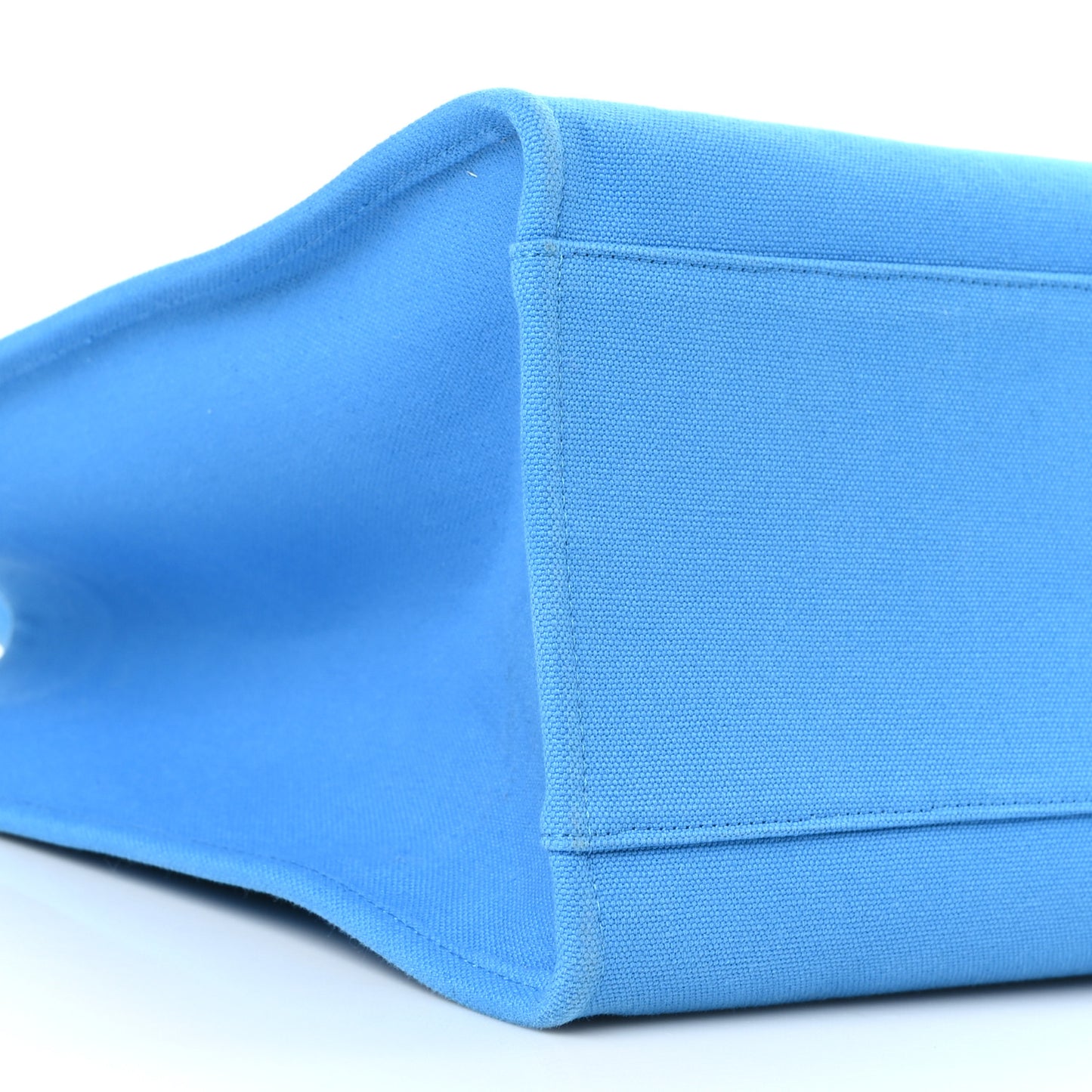 Canvas Calfskin La Medusa Tote Bag Blue