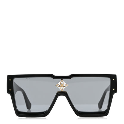 Louis Vuitton Acetate Swarovski Crystal Cyclone Sunglasses Z1578W Black 2 of 8