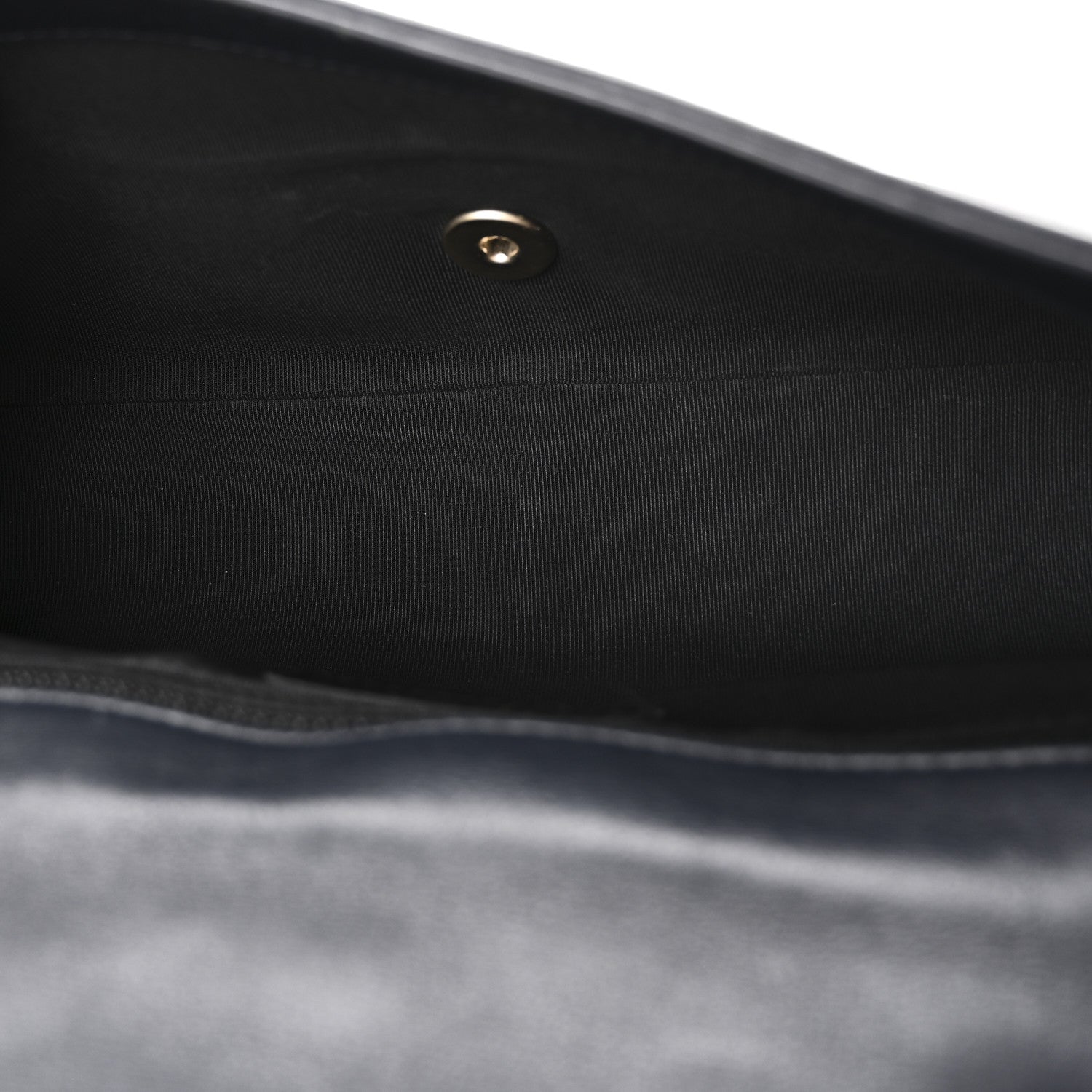 Chanel Lambskin Quilted Medium Graphic Flap Navy Black 5 of 10