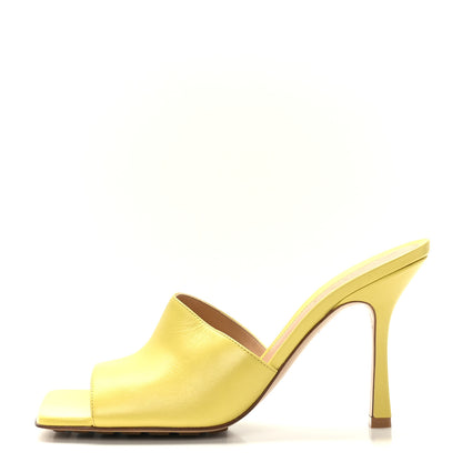Bottega Veneta Lambskin Stretch Mule Sandals 40 Pear 1 of 7