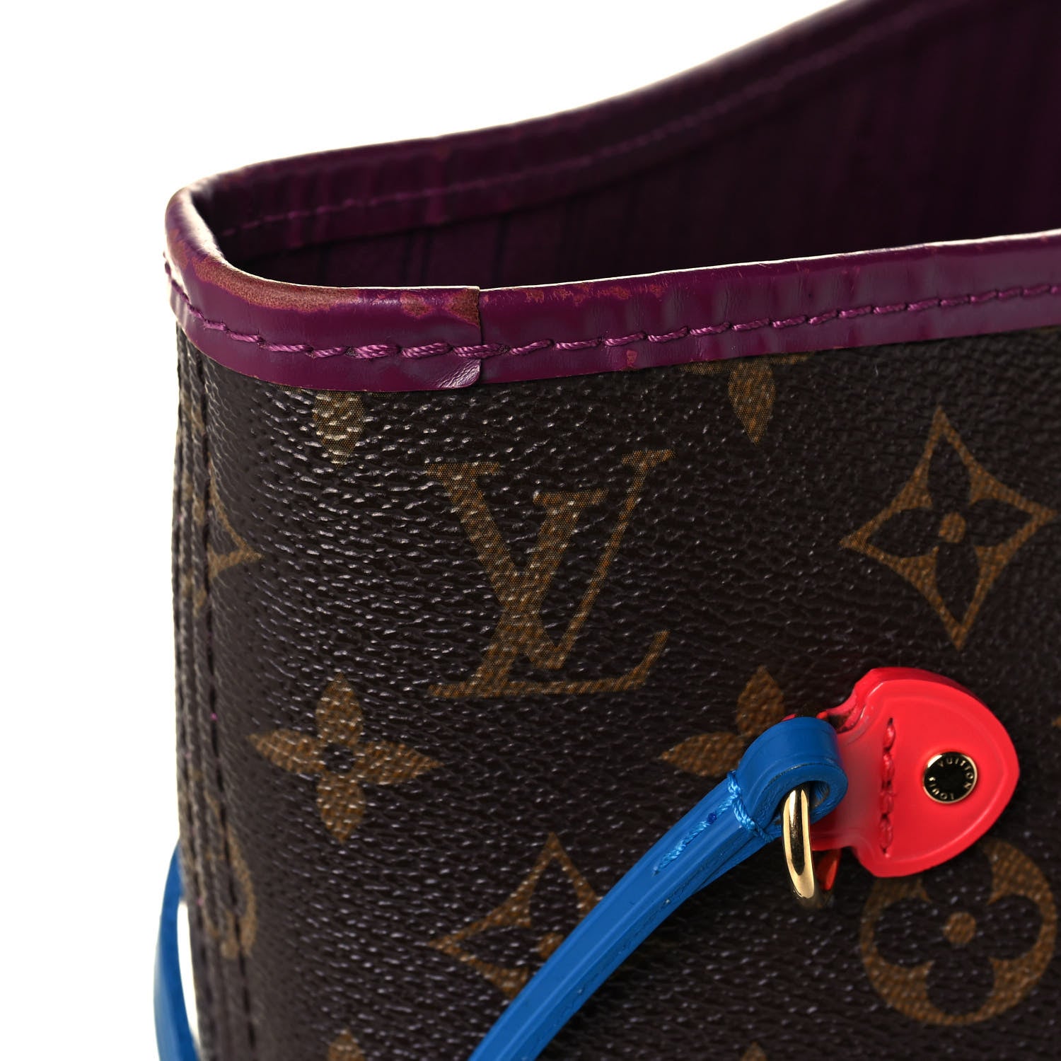 Louis Vuitton Monogram Totem Neverfull MM Magenta 15 of 15