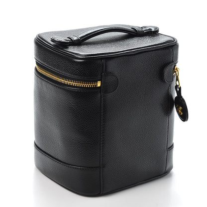 Chanel Caviar Cosmetic Vanity Bag Black 2 of 8