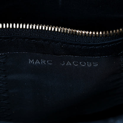 Marc Jacobs Goatskin Quilted Grommet Gotham Eyelet Shoulder Bag Black 6 of 12