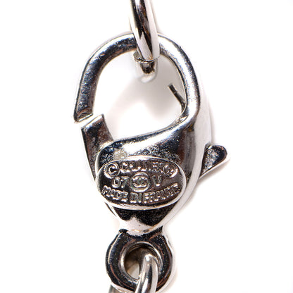 Chanel Graduated Pearl CC Long Necklace Silver 6 of 7