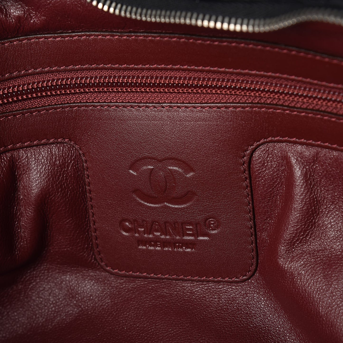 Lambskin Coco Cocoon Bowler Black