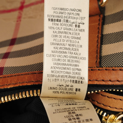 Burberry Horseferry Check Small Alchester Bowling Bag Honey Tan 10 of 10