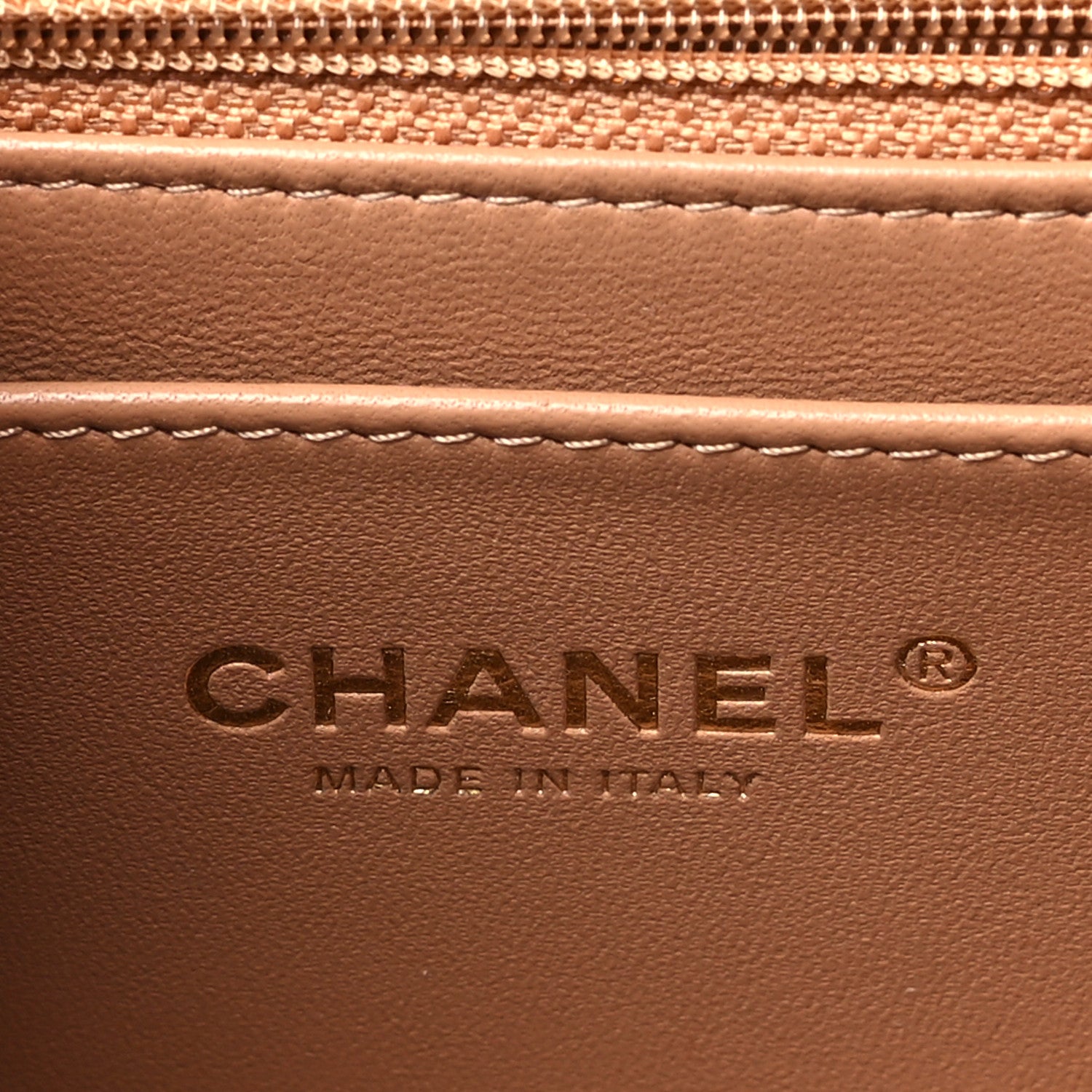 Chanel Lambskin Quilted Mini Rectangular Flap Brown 6 of 11